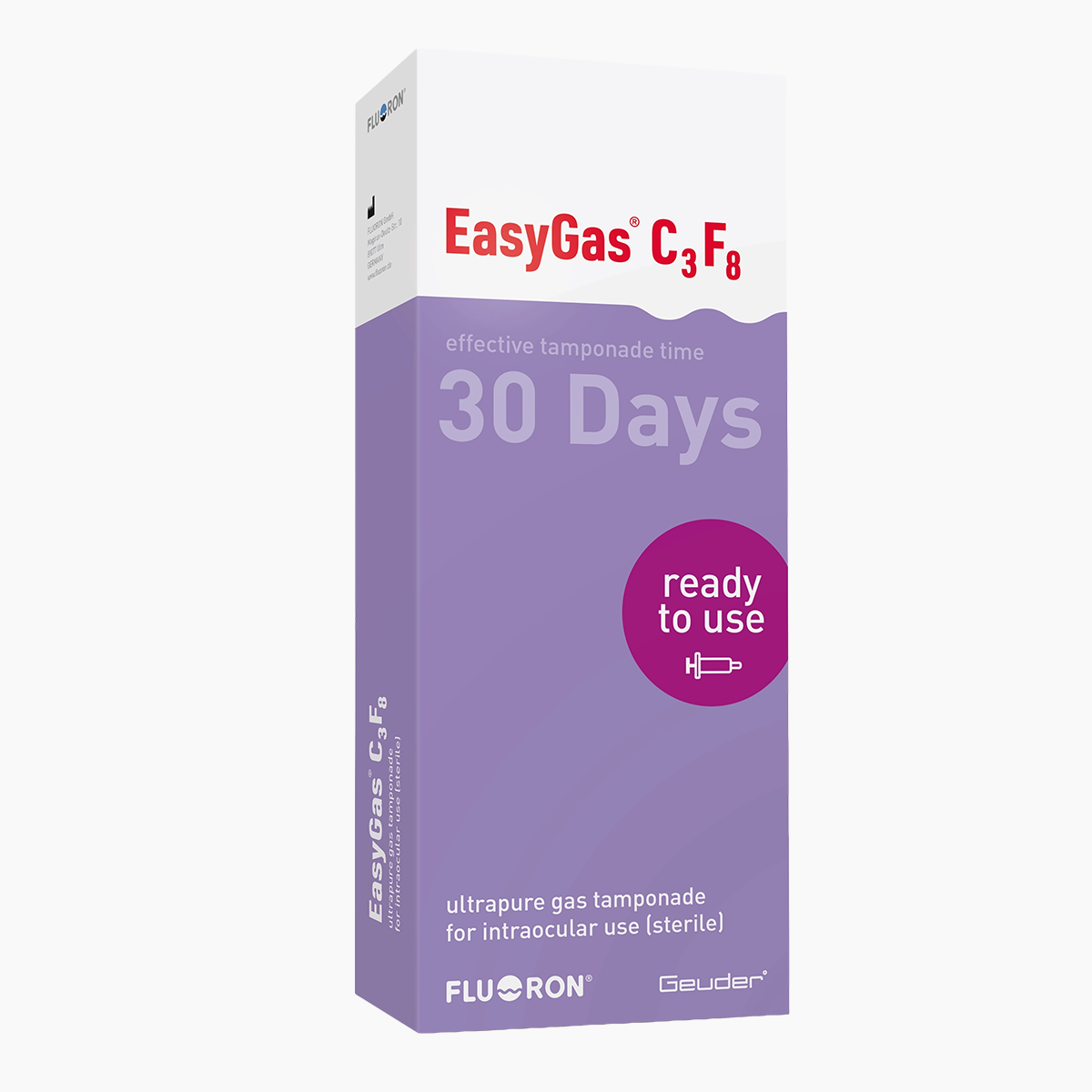 Produktfoto Geuder EasyGas-C3F8-Packshot